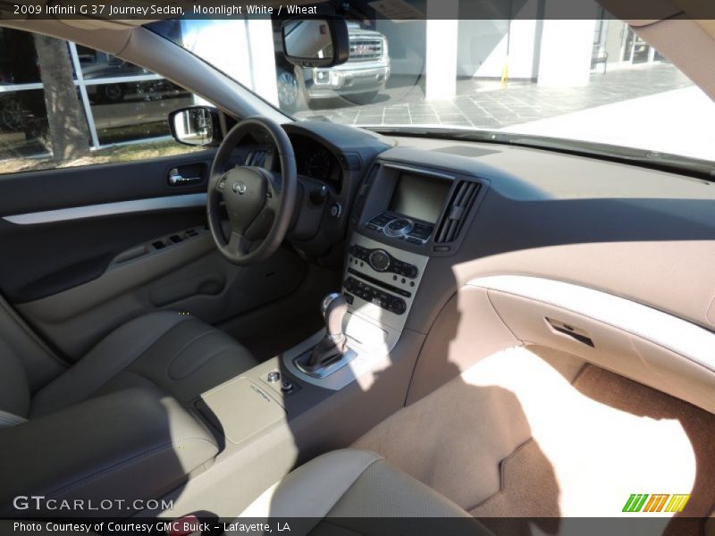 Moonlight White / Wheat 2009 Infiniti G 37 Journey Sedan