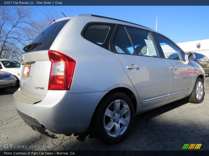 Fine Silver / Gray 2007 Kia Rondo LX