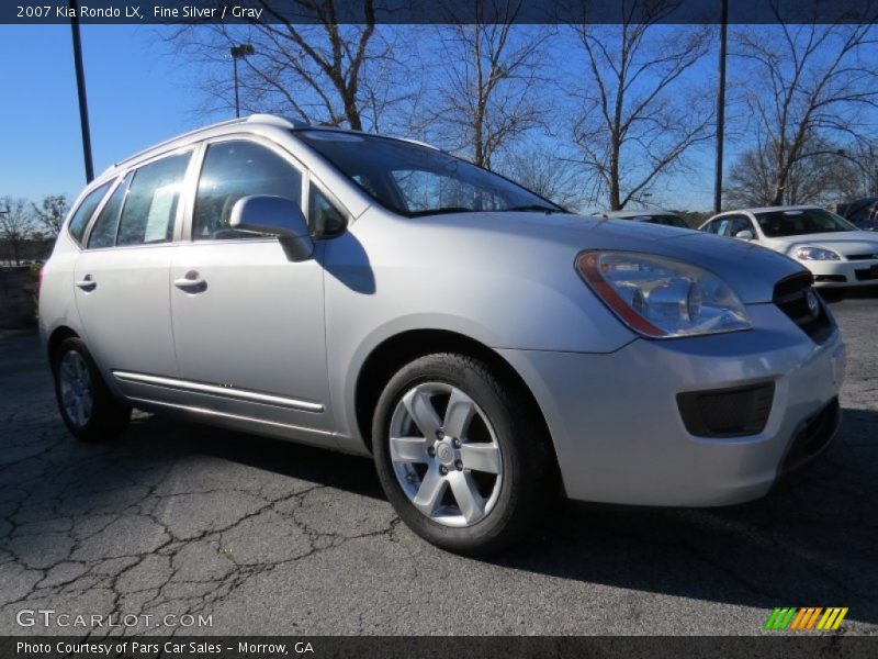 Fine Silver / Gray 2007 Kia Rondo LX
