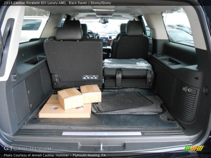 Black Raven / Ebony/Ebony 2014 Cadillac Escalade ESV Luxury AWD