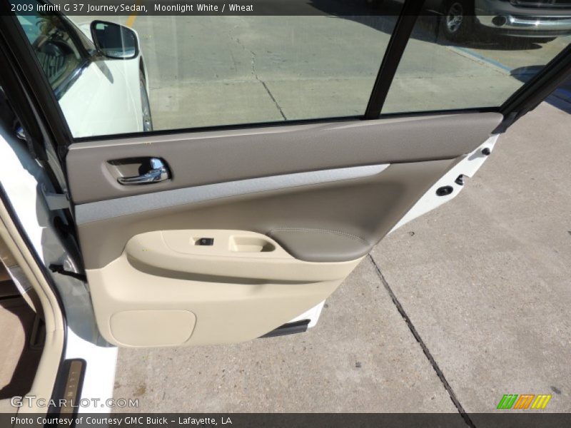 Moonlight White / Wheat 2009 Infiniti G 37 Journey Sedan