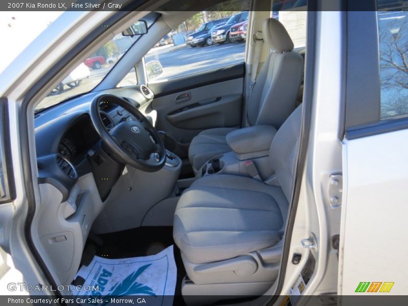 Fine Silver / Gray 2007 Kia Rondo LX
