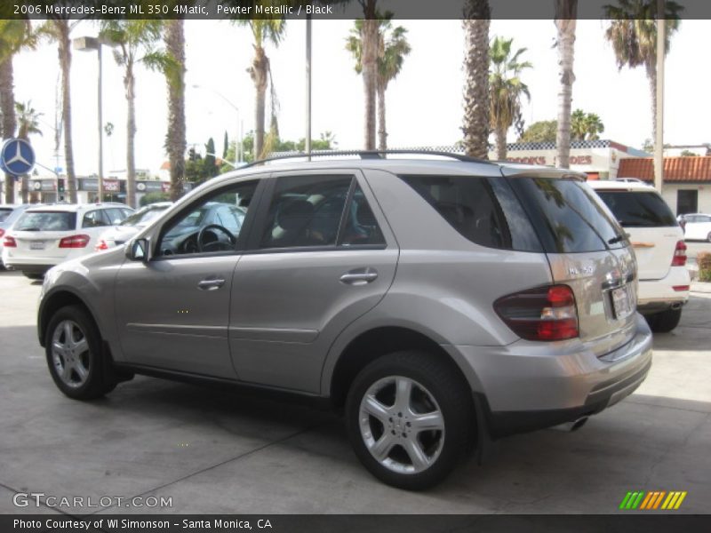 Pewter Metallic / Black 2006 Mercedes-Benz ML 350 4Matic