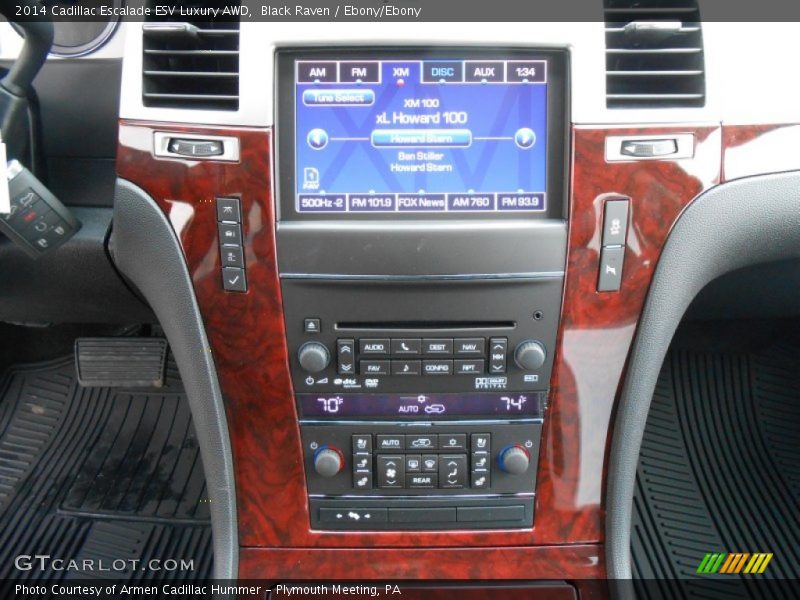 Controls of 2014 Escalade ESV Luxury AWD