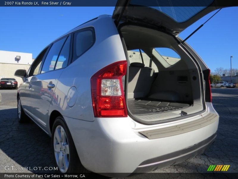 Fine Silver / Gray 2007 Kia Rondo LX