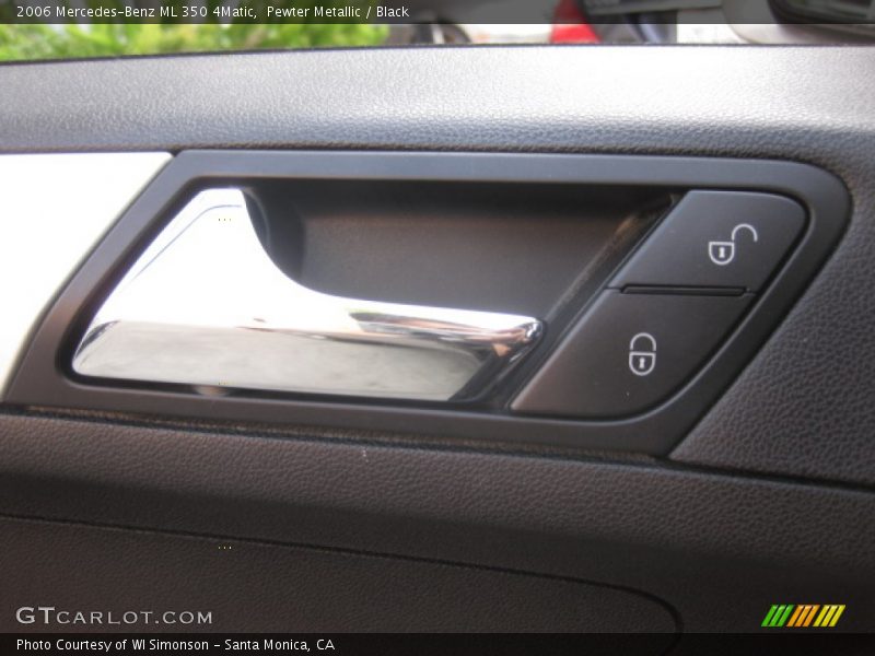 Pewter Metallic / Black 2006 Mercedes-Benz ML 350 4Matic