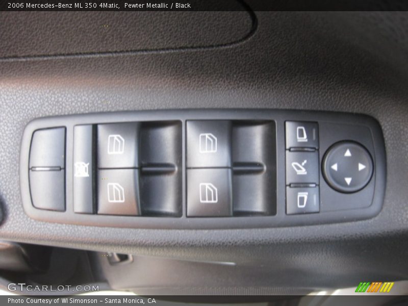 Pewter Metallic / Black 2006 Mercedes-Benz ML 350 4Matic