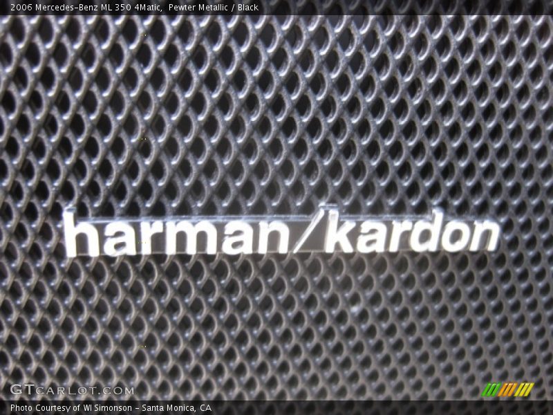 Pewter Metallic / Black 2006 Mercedes-Benz ML 350 4Matic