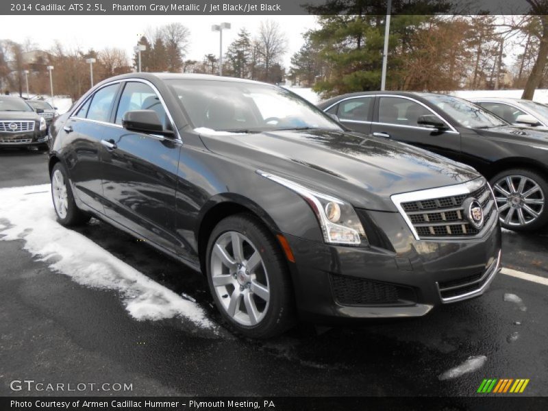 Phantom Gray Metallic / Jet Black/Jet Black 2014 Cadillac ATS 2.5L