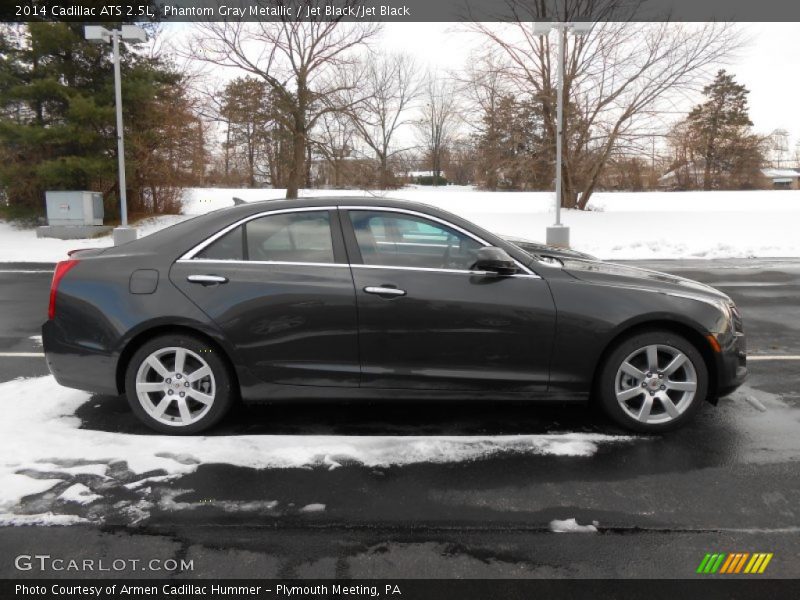 Phantom Gray Metallic / Jet Black/Jet Black 2014 Cadillac ATS 2.5L