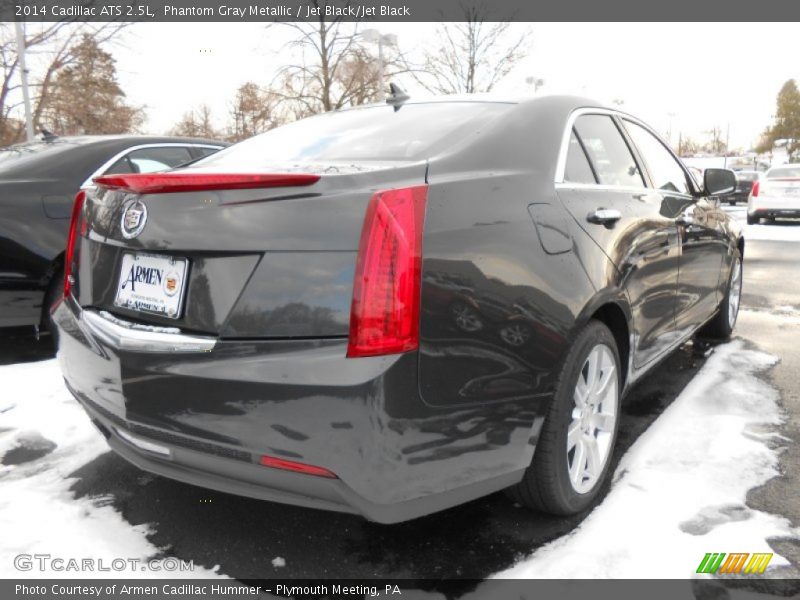 Phantom Gray Metallic / Jet Black/Jet Black 2014 Cadillac ATS 2.5L