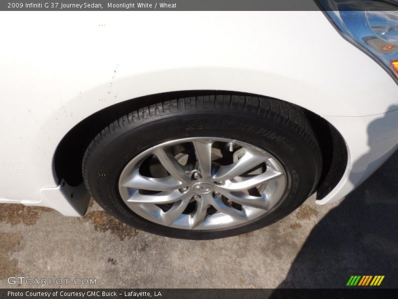 Moonlight White / Wheat 2009 Infiniti G 37 Journey Sedan
