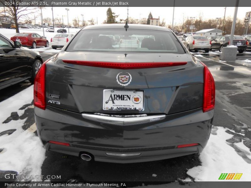 Phantom Gray Metallic / Jet Black/Jet Black 2014 Cadillac ATS 2.5L
