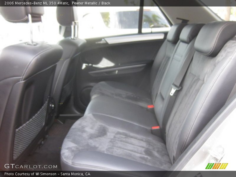 Pewter Metallic / Black 2006 Mercedes-Benz ML 350 4Matic