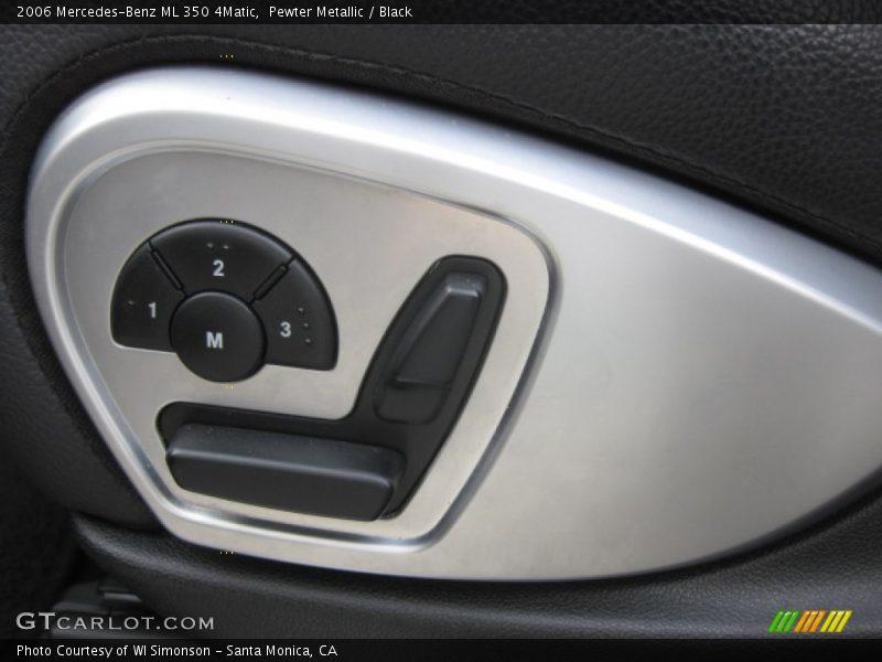 Pewter Metallic / Black 2006 Mercedes-Benz ML 350 4Matic