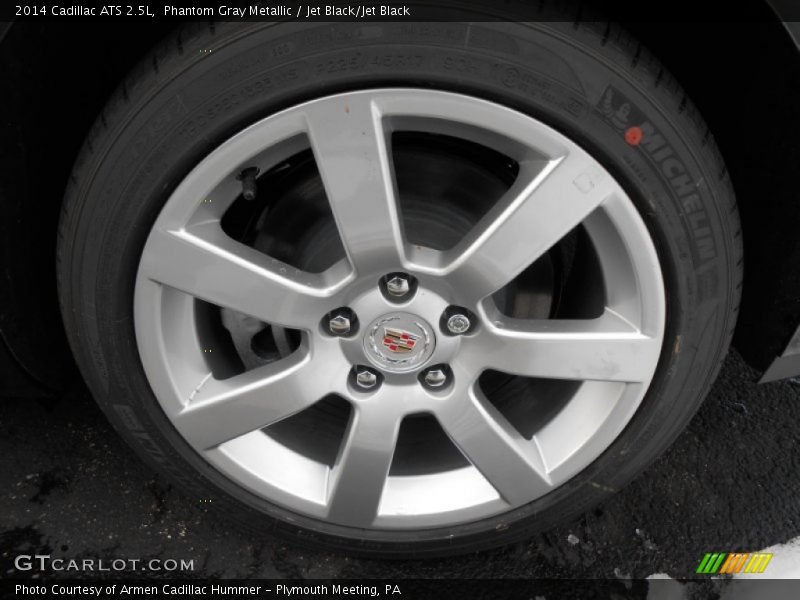 Phantom Gray Metallic / Jet Black/Jet Black 2014 Cadillac ATS 2.5L