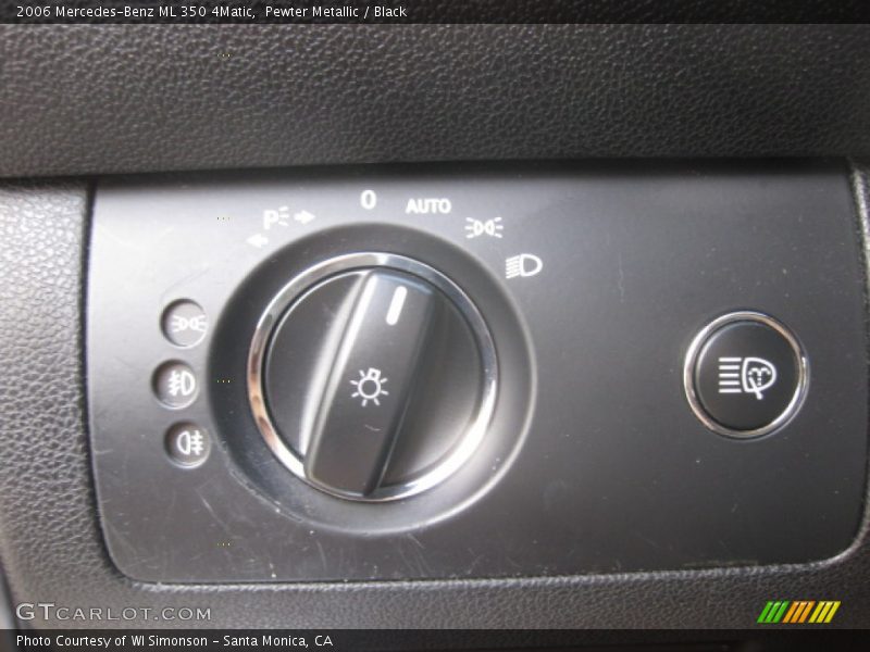 Pewter Metallic / Black 2006 Mercedes-Benz ML 350 4Matic