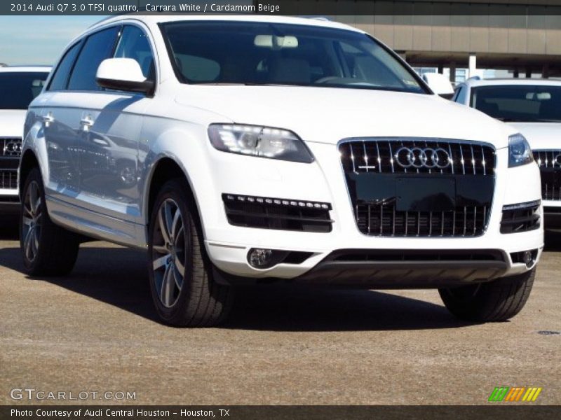 Carrara White / Cardamom Beige 2014 Audi Q7 3.0 TFSI quattro