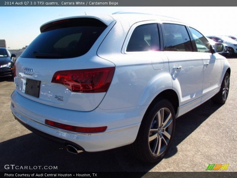 Carrara White / Cardamom Beige 2014 Audi Q7 3.0 TFSI quattro