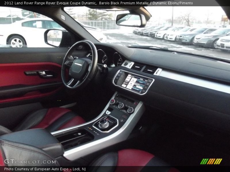 Barolo Black Premium Metallic / Dynamic Ebony/Pimento 2012 Land Rover Range Rover Evoque Coupe Dynamic