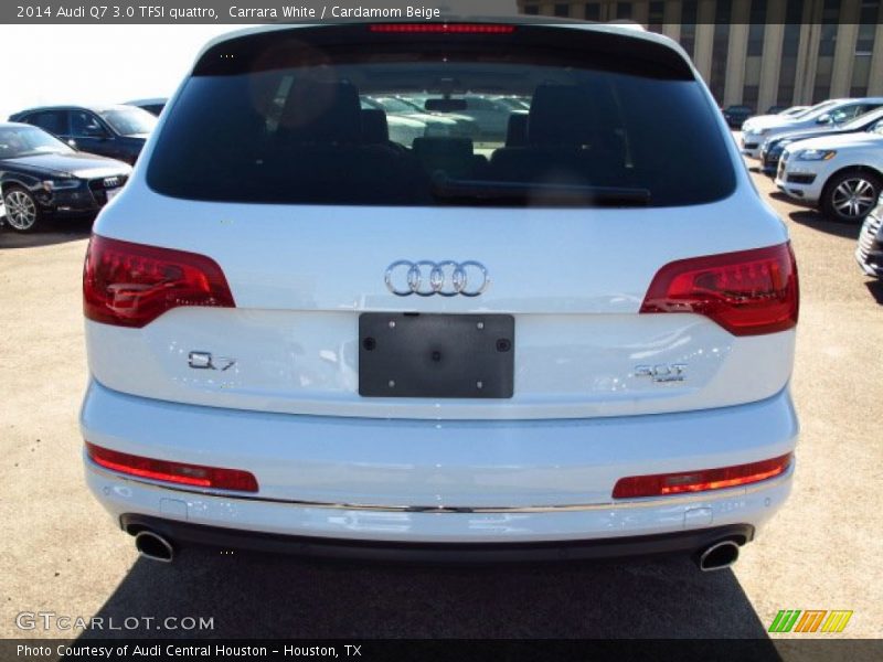 Carrara White / Cardamom Beige 2014 Audi Q7 3.0 TFSI quattro