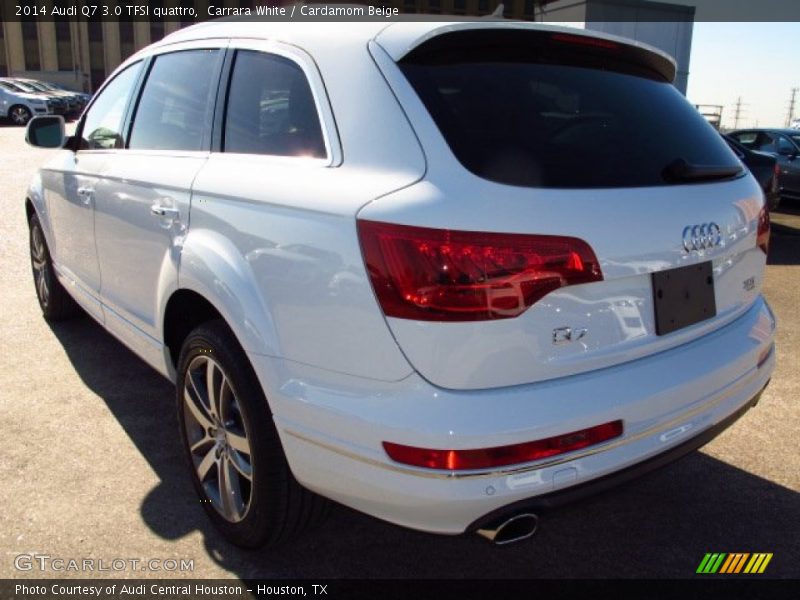 Carrara White / Cardamom Beige 2014 Audi Q7 3.0 TFSI quattro