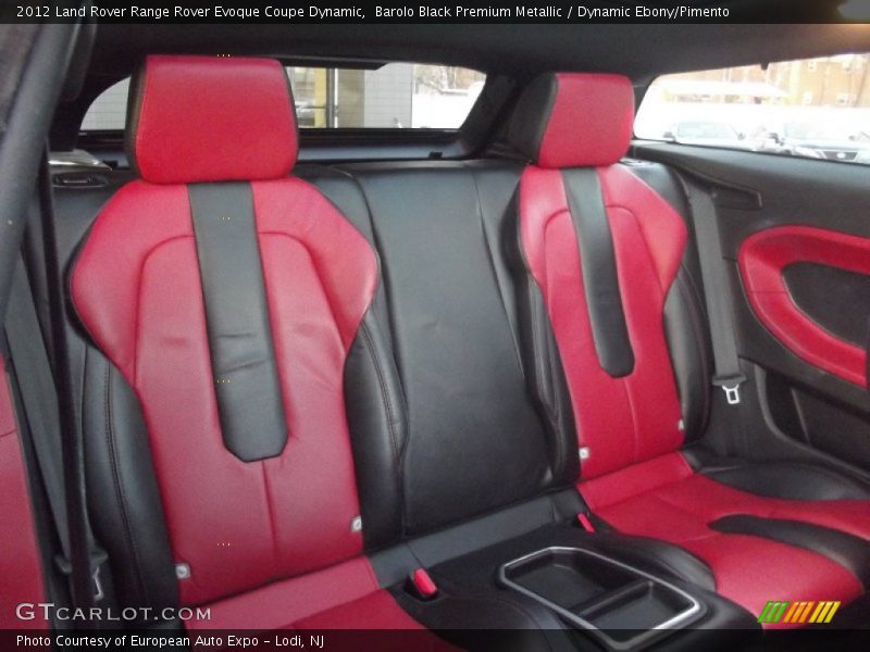 Barolo Black Premium Metallic / Dynamic Ebony/Pimento 2012 Land Rover Range Rover Evoque Coupe Dynamic