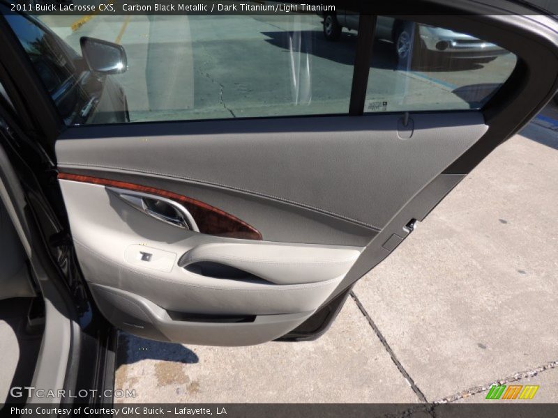 Carbon Black Metallic / Dark Titanium/Light Titanium 2011 Buick LaCrosse CXS