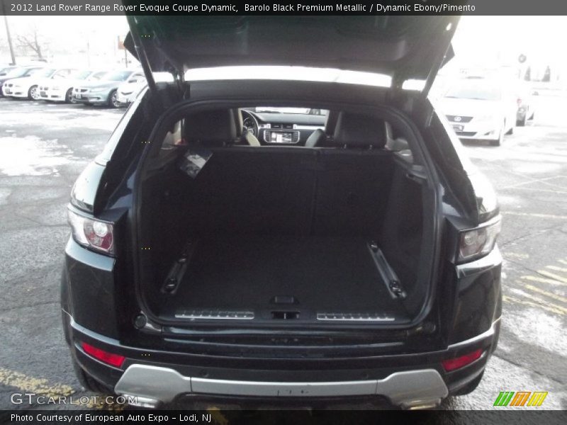 Barolo Black Premium Metallic / Dynamic Ebony/Pimento 2012 Land Rover Range Rover Evoque Coupe Dynamic