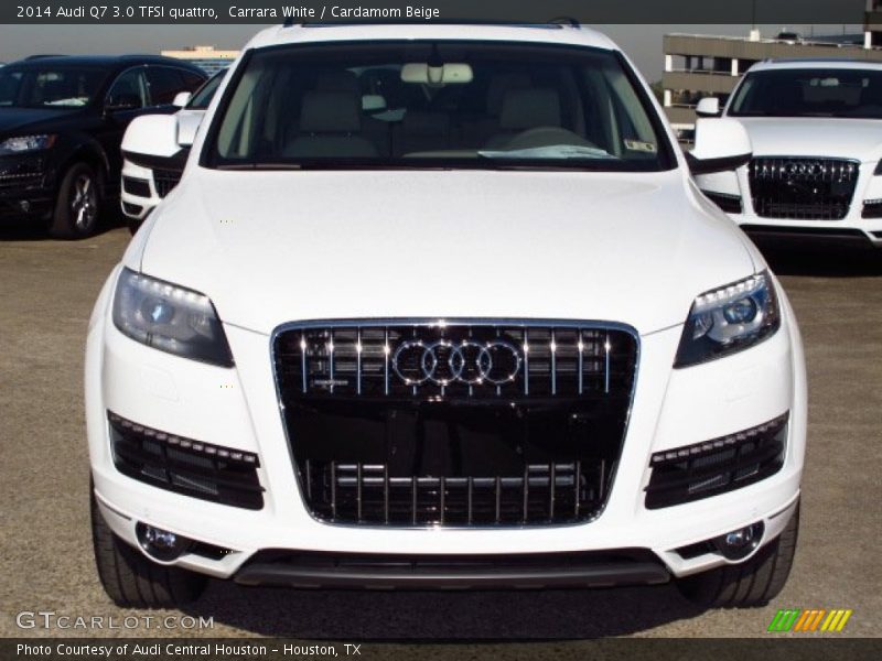 Carrara White / Cardamom Beige 2014 Audi Q7 3.0 TFSI quattro