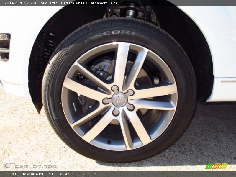 Carrara White / Cardamom Beige 2014 Audi Q7 3.0 TFSI quattro