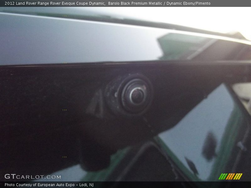 Barolo Black Premium Metallic / Dynamic Ebony/Pimento 2012 Land Rover Range Rover Evoque Coupe Dynamic