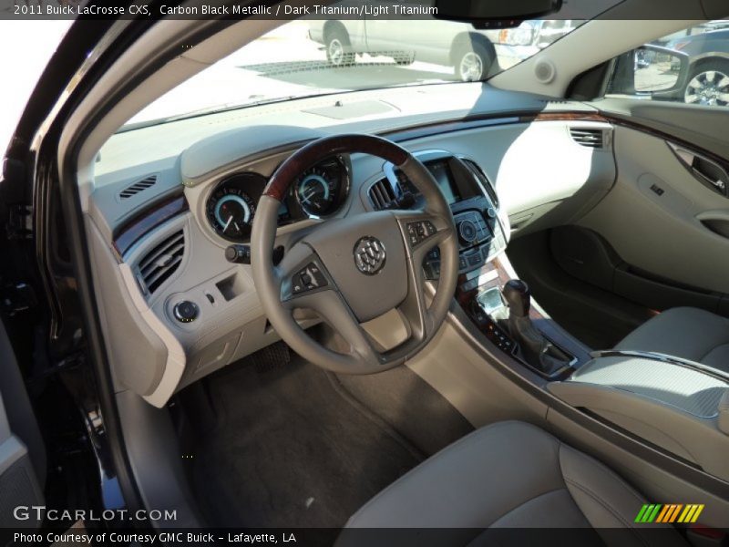 Carbon Black Metallic / Dark Titanium/Light Titanium 2011 Buick LaCrosse CXS