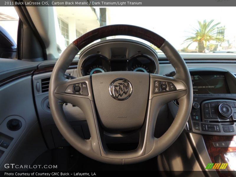 Carbon Black Metallic / Dark Titanium/Light Titanium 2011 Buick LaCrosse CXS