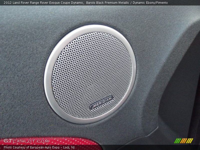 Barolo Black Premium Metallic / Dynamic Ebony/Pimento 2012 Land Rover Range Rover Evoque Coupe Dynamic