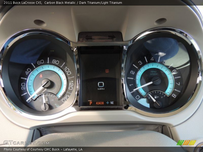 Carbon Black Metallic / Dark Titanium/Light Titanium 2011 Buick LaCrosse CXS