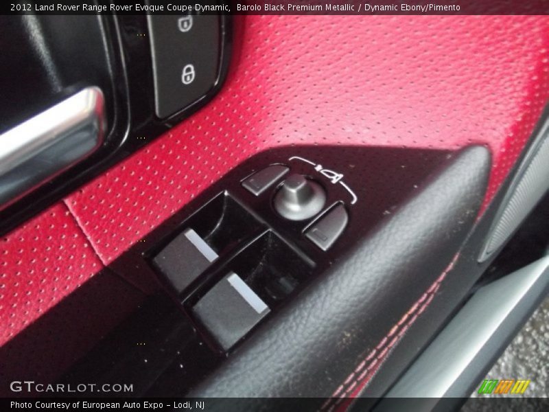 Barolo Black Premium Metallic / Dynamic Ebony/Pimento 2012 Land Rover Range Rover Evoque Coupe Dynamic