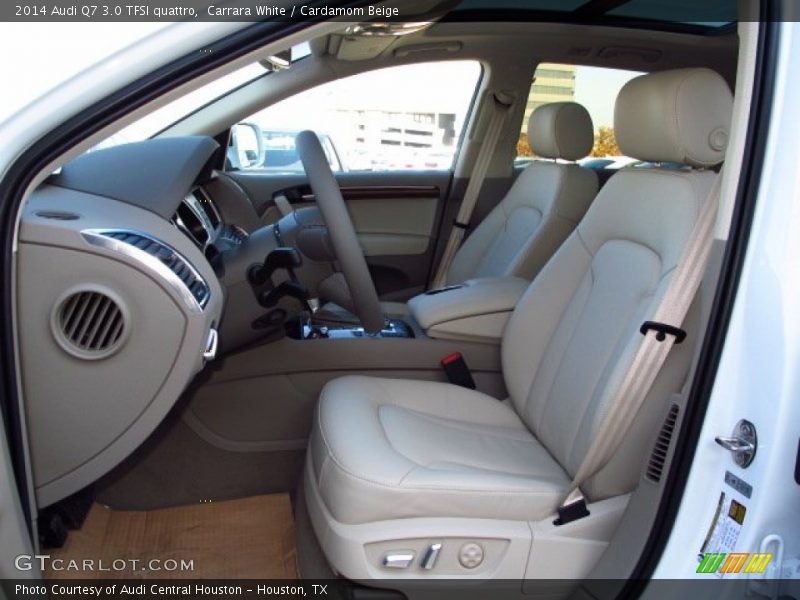 Carrara White / Cardamom Beige 2014 Audi Q7 3.0 TFSI quattro