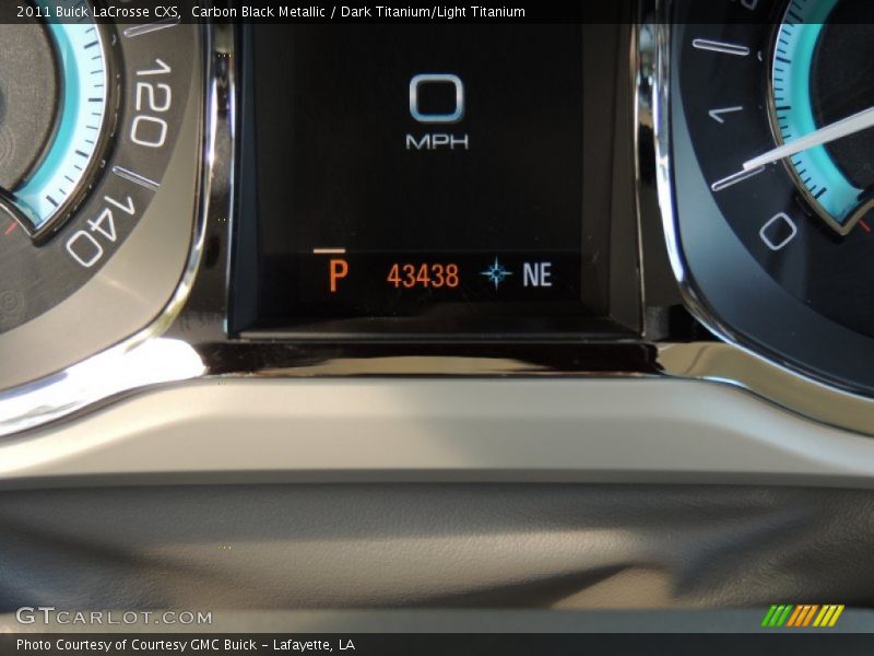 Carbon Black Metallic / Dark Titanium/Light Titanium 2011 Buick LaCrosse CXS