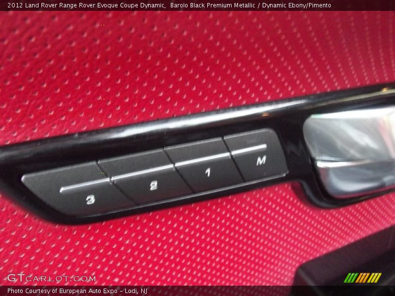 Barolo Black Premium Metallic / Dynamic Ebony/Pimento 2012 Land Rover Range Rover Evoque Coupe Dynamic