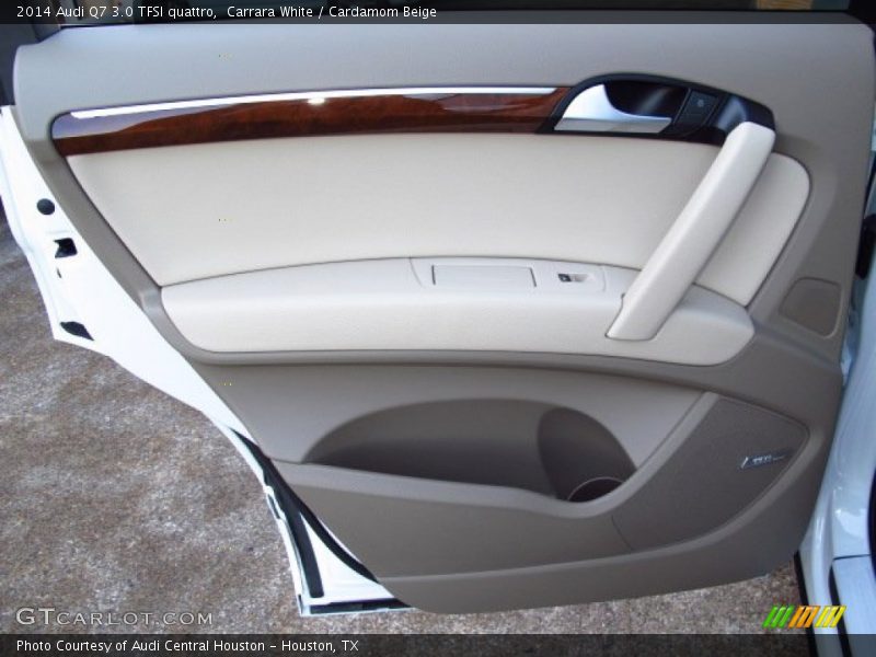 Carrara White / Cardamom Beige 2014 Audi Q7 3.0 TFSI quattro