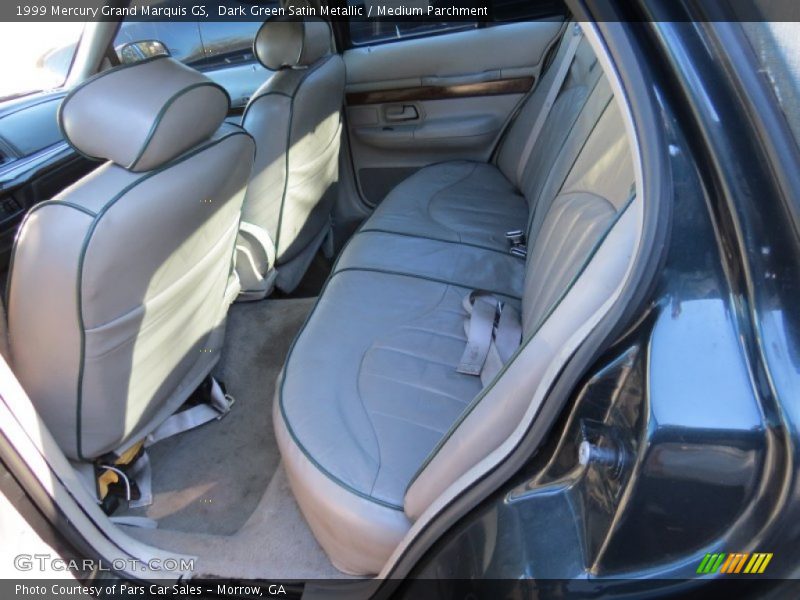 Dark Green Satin Metallic / Medium Parchment 1999 Mercury Grand Marquis GS