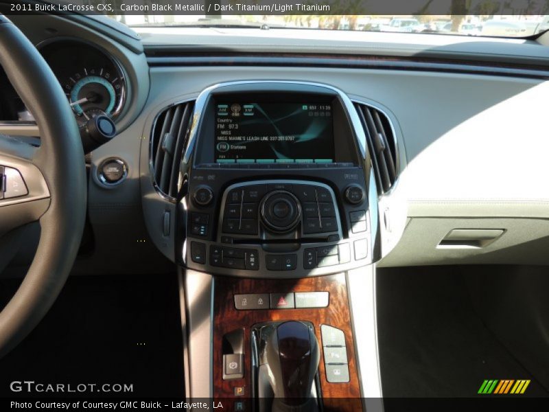 Carbon Black Metallic / Dark Titanium/Light Titanium 2011 Buick LaCrosse CXS