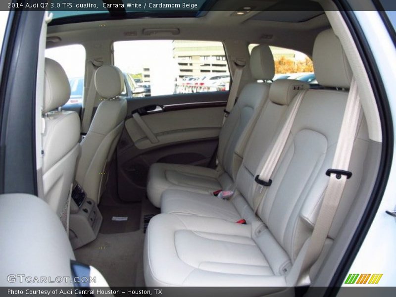 Carrara White / Cardamom Beige 2014 Audi Q7 3.0 TFSI quattro
