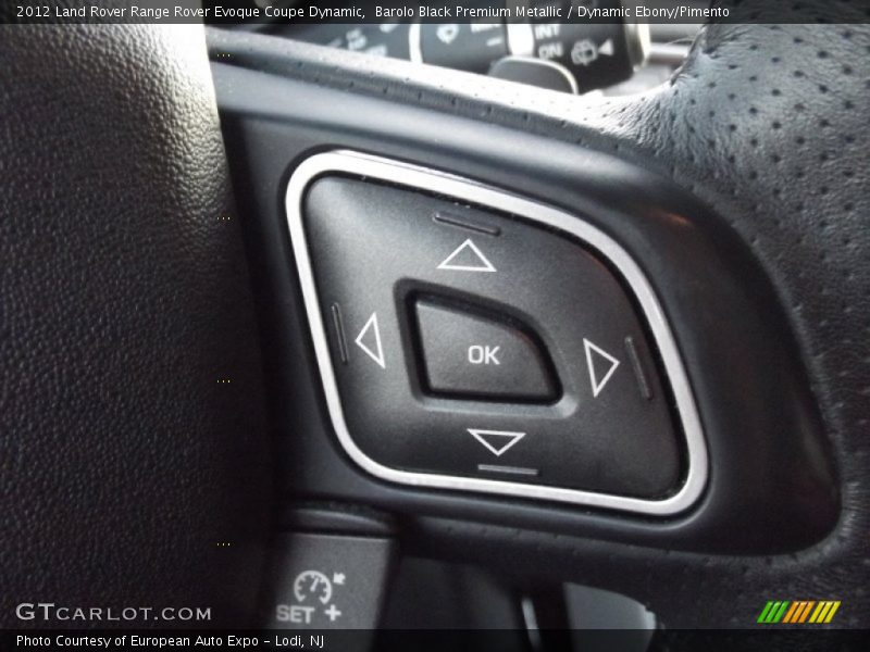 Barolo Black Premium Metallic / Dynamic Ebony/Pimento 2012 Land Rover Range Rover Evoque Coupe Dynamic