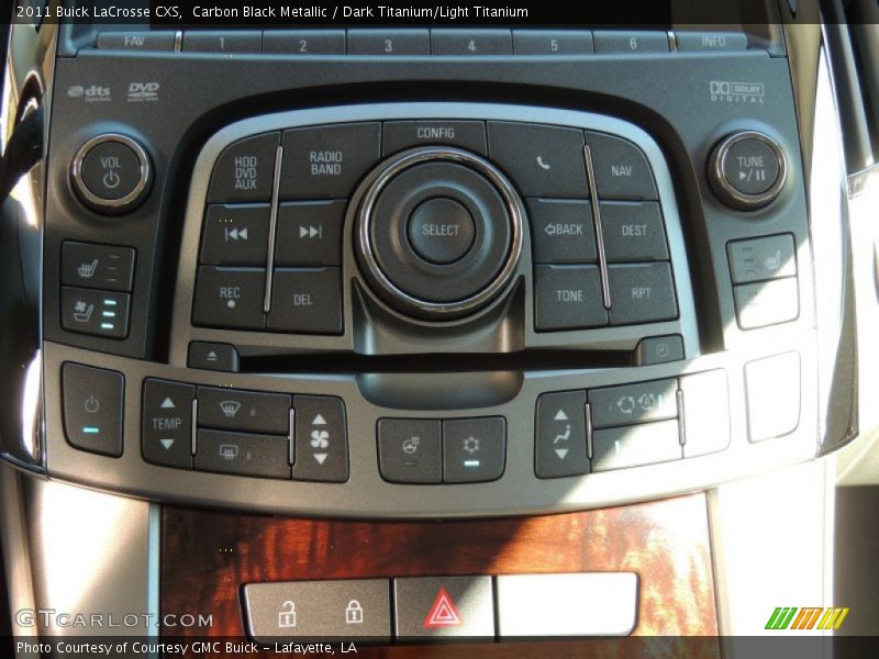 Carbon Black Metallic / Dark Titanium/Light Titanium 2011 Buick LaCrosse CXS