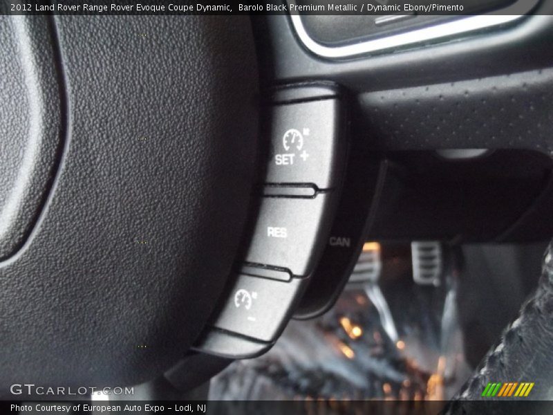 Barolo Black Premium Metallic / Dynamic Ebony/Pimento 2012 Land Rover Range Rover Evoque Coupe Dynamic