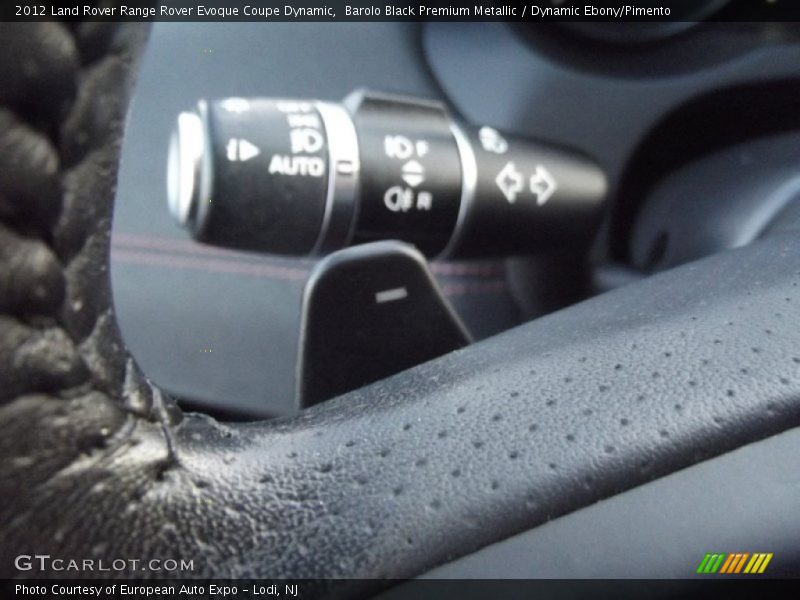Barolo Black Premium Metallic / Dynamic Ebony/Pimento 2012 Land Rover Range Rover Evoque Coupe Dynamic