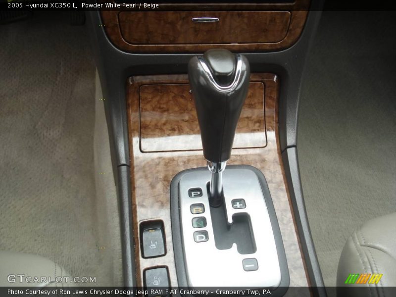 Powder White Pearl / Beige 2005 Hyundai XG350 L