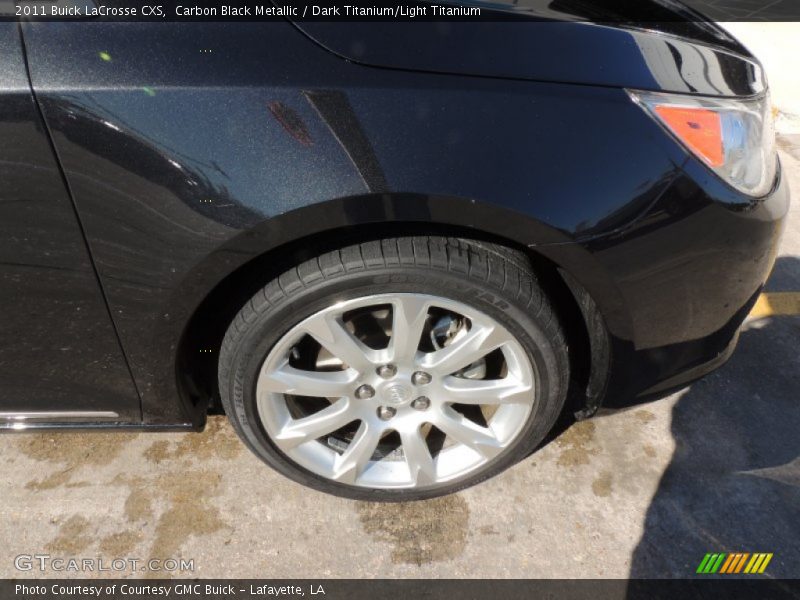 Carbon Black Metallic / Dark Titanium/Light Titanium 2011 Buick LaCrosse CXS